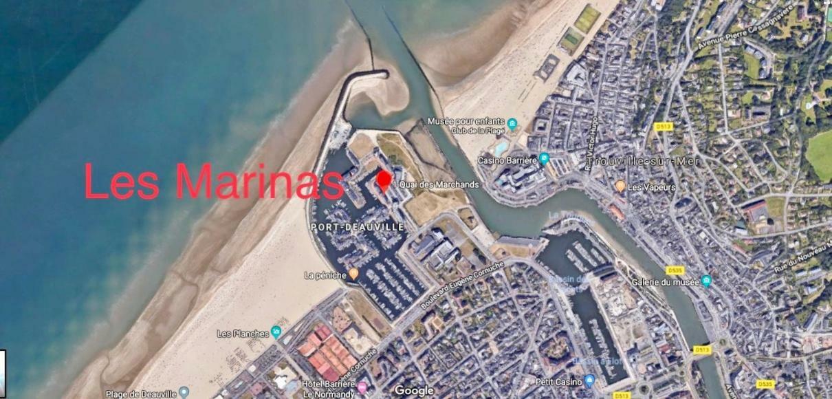 Les Marinas Port Deauville Exteriér fotografie